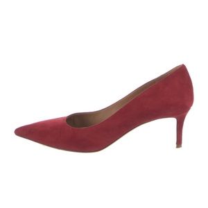 MANSUR GAVRIEL RED SUEDE PUMPS